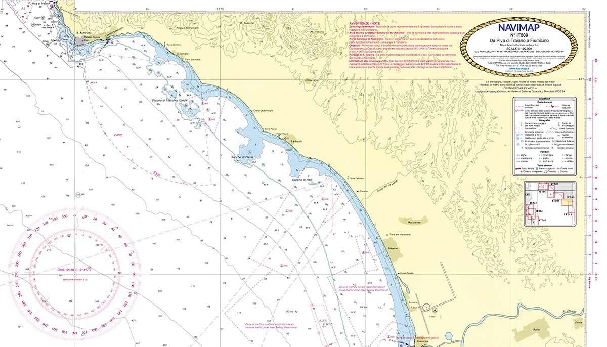 Carte nautiche, come leggere la carta nautica - Nautica