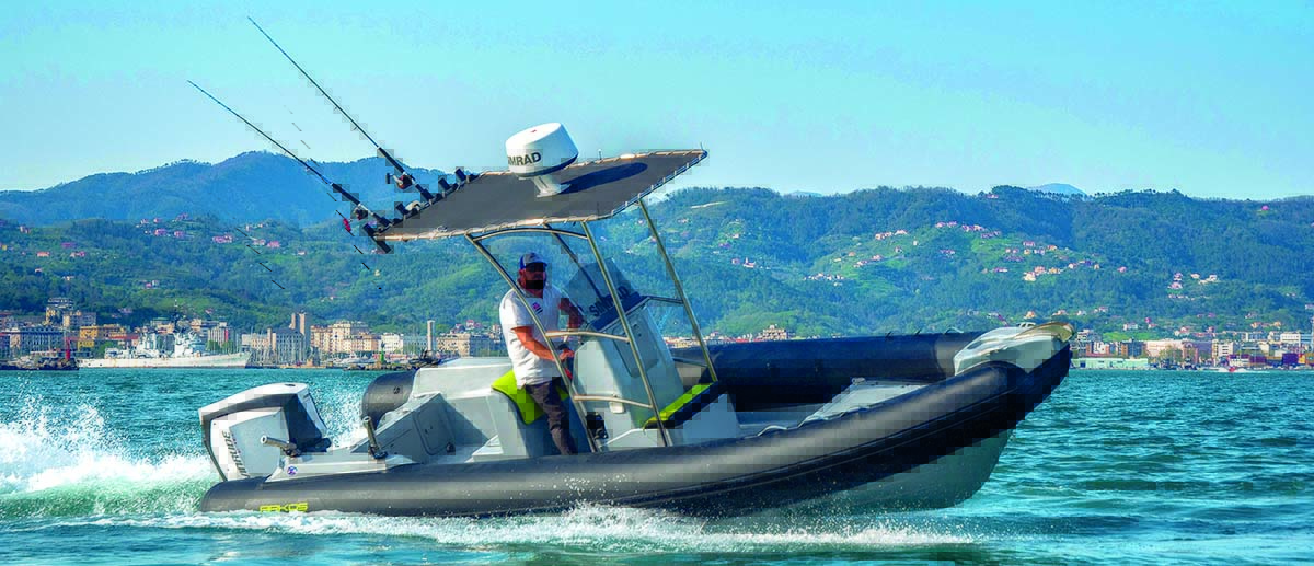 gommone da pesca