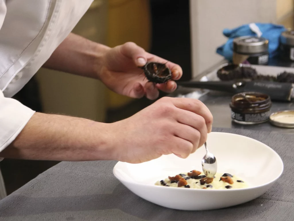 risotto aglio nero