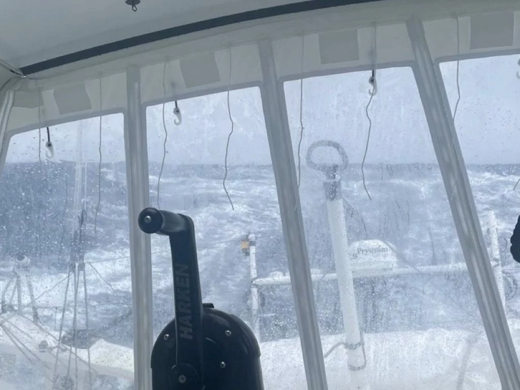 In barca d'inverno