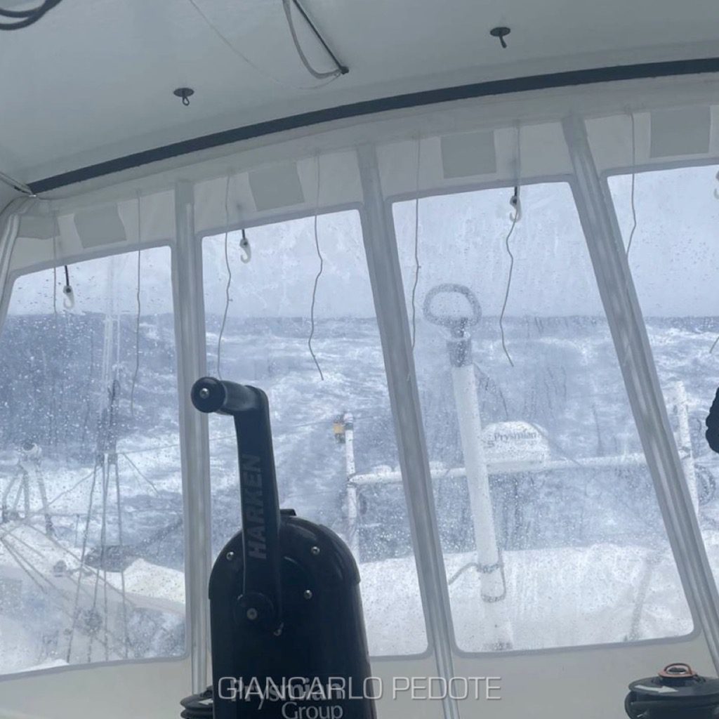 In barca d'inverno