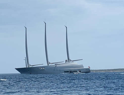 A Trieste “ricoverato” lo Yacht a vela da record di 143 metri