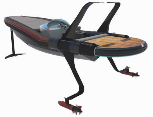 Blackhawk 28, il gommone con i foil