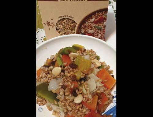 Farro con i peperoni