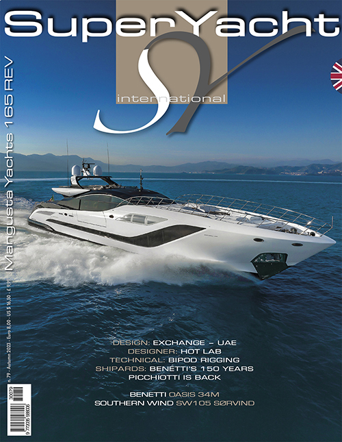 Copertina SuperYacht di Novembre 2023