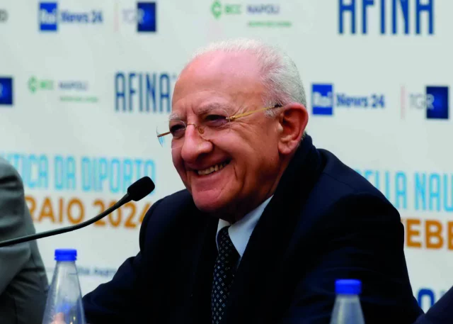 Vincenzo De Luca, presidente della Regione Campania