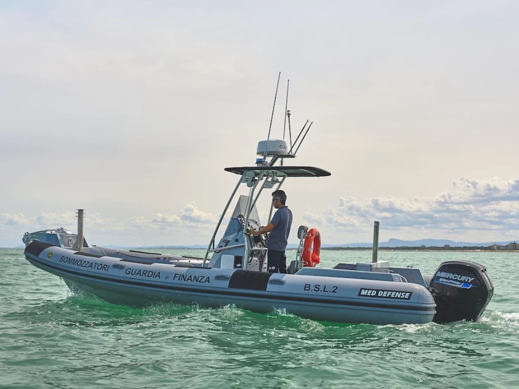 Ultimo RHIBS MED DEFENSE per la Guardia di Finanza esposto al Salone Nautico di Venezia il prossimo 30 maggio.