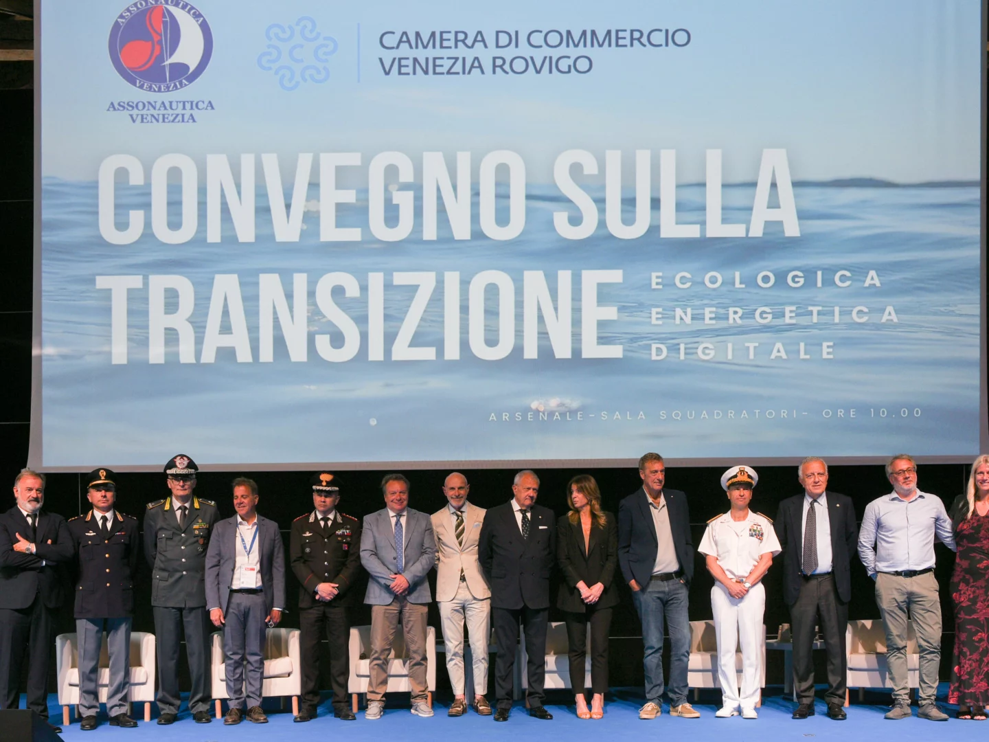 V edizione convegno Transizione Ecologica Venezia 2025. Premio Venezia per il Mare al Ministro Musumeci. Innovazione e sostenibilità nautica all'Arsenale.