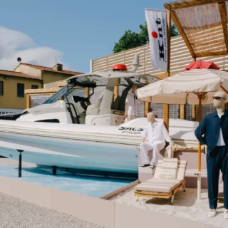 SACS e Kiton lanciano Strider 13 KNT x SACS al Pitti Uomo 2025. Maxi RIB luxury design Christian Grande 13,50m.