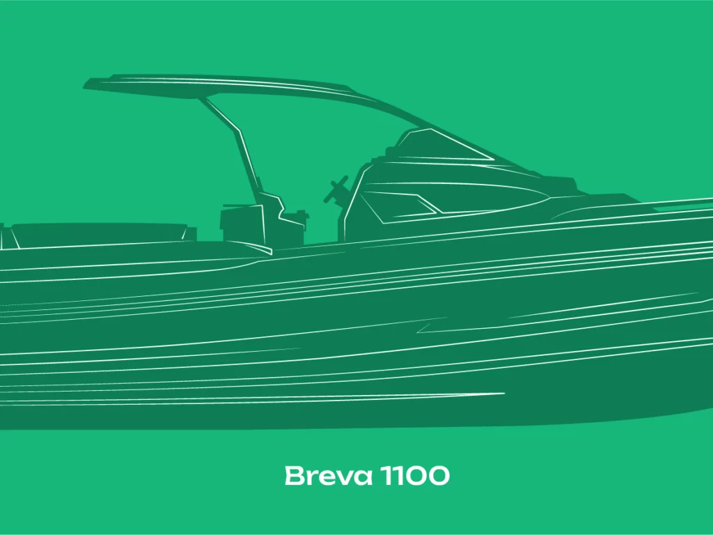 Breva Marine debutta a Cannes con gommoni RHIB premium Made in Italy. Gamma completa 630-1300, stabilimento Grezzago.