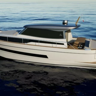 Apreamare presenta il nuovo Gozzo 48 Cabin al Cannes Yachting Festival: 15 metri di tradizione sorrentina moderna.