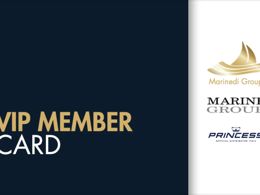 VIP Card Marinedi x Princess: sconti esclusivi per armatori Princess Yachts in 14 porti italiani. Partnership Marinedi-Marine Group