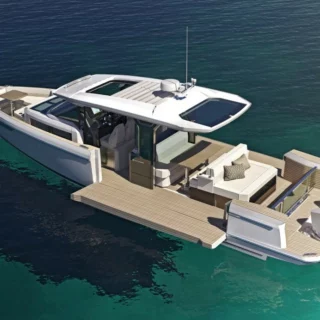 Saxdor Yachts presenta in anteprima mondiale al Cannes Yachting Festival 2025 il nuovo 400 GTS, open cruiser innovativo.