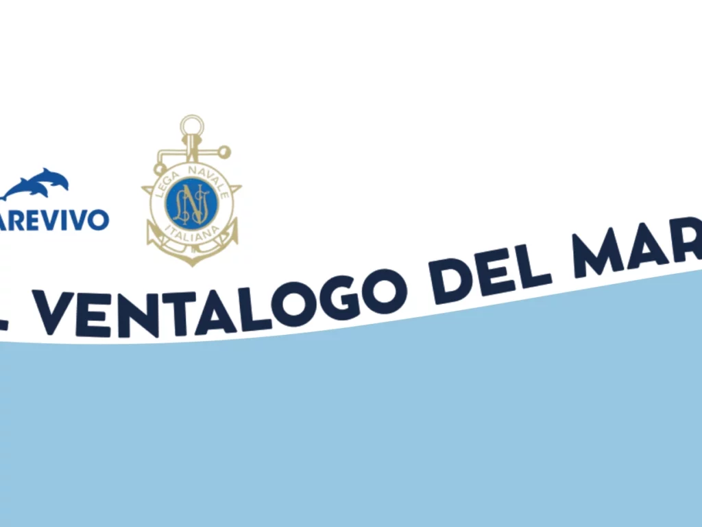Ventalogo del Mare: 20 regole di Lega Navale Italiana e Marevivo per diporto sostenibile, sicurezza nautica e tutela ambiente marino.