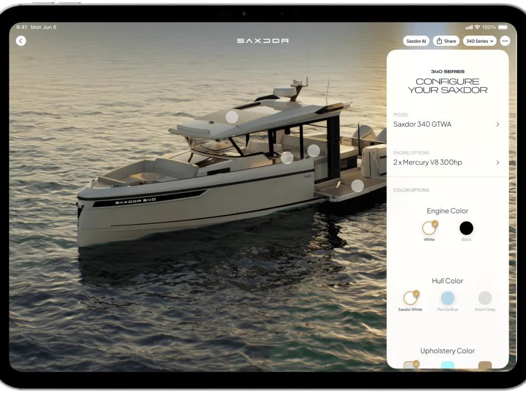 Al Cannes Yachting Festival 2025 Saxdor presenta Saxdor AI, il primo marinaio digitale con IA per una navigazione smart.